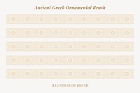 Greek brush pattern illustrator vector add-on set