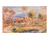 Renoir Glade art print, vintage impressionist painting