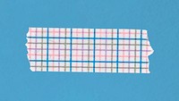 Aesthetic washi tape clipart, pink pattern, diary decoration