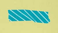 Stripe washi tape clipart, green pattern design