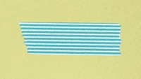 Pattern washi tape clipart, blue stripes design