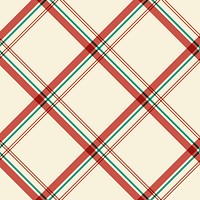 Checkered pattern background, red abstract, beige design psd