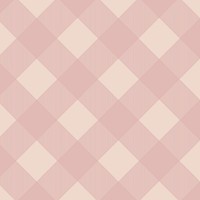 Checkered pattern background, pink cute design vector