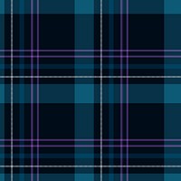 Plaid pattern background, blue tartan, traditional design vector