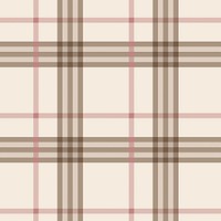 Plaid background, beige checkered pattern design psd