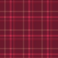 Red plaid background, grid pattern design vector