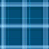 Plaid pattern background, blue tartan, traditional design vector