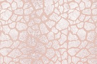 Giraffe pattern rose gold background, animal print design