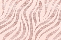 Zebra pattern rose gold background, animal print design