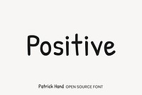 Patrick Hand Open Source Font by Patrick Wagesreiter