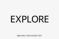 Open Sans Open Source Font by Steve Matteson