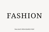 Noto Serif Open Source Font by Google