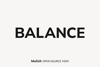 Mulish Open Source Font by Vernon Adams, Cyreal, Jacques Le Bailly