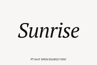 PT Serif Open Source Font by ParaType