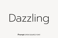 Prompt Open Source Font by Cadson Demak