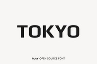 Play Open Source Font by Jonas Hecksher