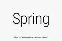 Roboto Condensed Open Source Font by Christian Robertson