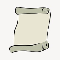 Old paper clipart, stationery illustration. Free public domain CC0 image.