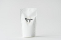 White paper bag branding mockup