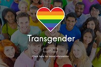 Transgender Equality Freedom Rainbow Symbol Concept