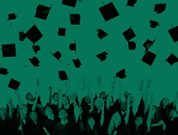 Graduation University Teenagers Students Success Concept