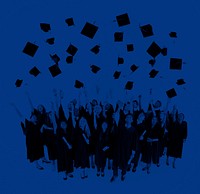 Graduation University Teenagers Students Success Concept