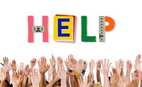 Help Aid Advice Charity Support Service Concept