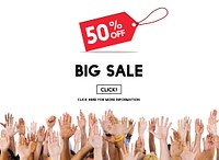 Big Sale Promotion Discount Consumer Shopping Concept