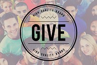 Give Give Back Helping Hand Charity Donate Concept