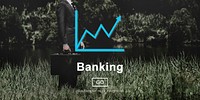 Banking Financial Savings Progress Chart Concept