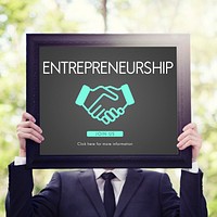 Entrepreneurship Corporate Enterprise Dealer Concept