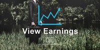 View Earnings Accounting Financial Money Concept
