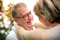 Elderly Senior Couple Romance Love Concept
