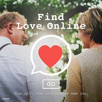 Find Love Online Valentines Romance Love Heart Dating Concept