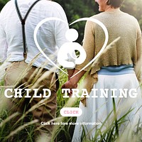 Child Training Maternity Love Family Concept