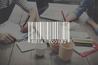 Barcode Data Electronic Label Logistics Retail Laser Concept