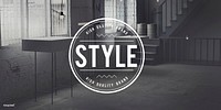Style Character Chic Fashionista Hipster Design Concept