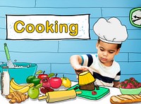 Cooking Culinary Gourmet Baking Healthy Children Hobby Concept