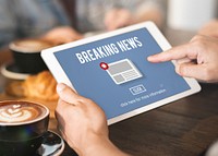 Breaking News Newsletter Announcement Daily Concept