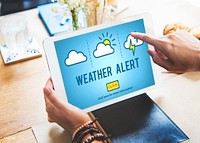Weather Alert Prediction Forecast News Information Concept