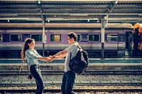 Couple Travel Destination Journey Togetherness Concept