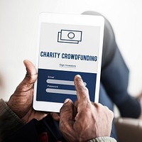 Charity Crowdfunding Financial Supporters Concept