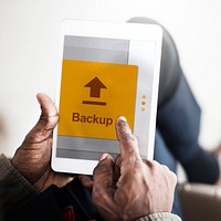 Data Backup Information Technology Concept