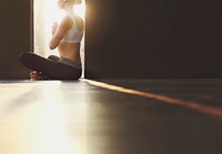 Woman doing yoga