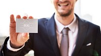 Business Card Idea Businessman Corporate Alliance Concept