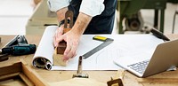 Carpenter Craftsman Handicraft Wooden Workshop Concept