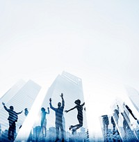 Business People Success Achievement City Concept