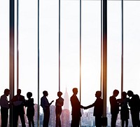 Business Team Meeting Corporate Partnership Concept