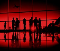 Business Team Airport Journey Travel Concept