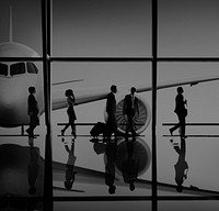 Business People Airport Commuter Passenger Concept